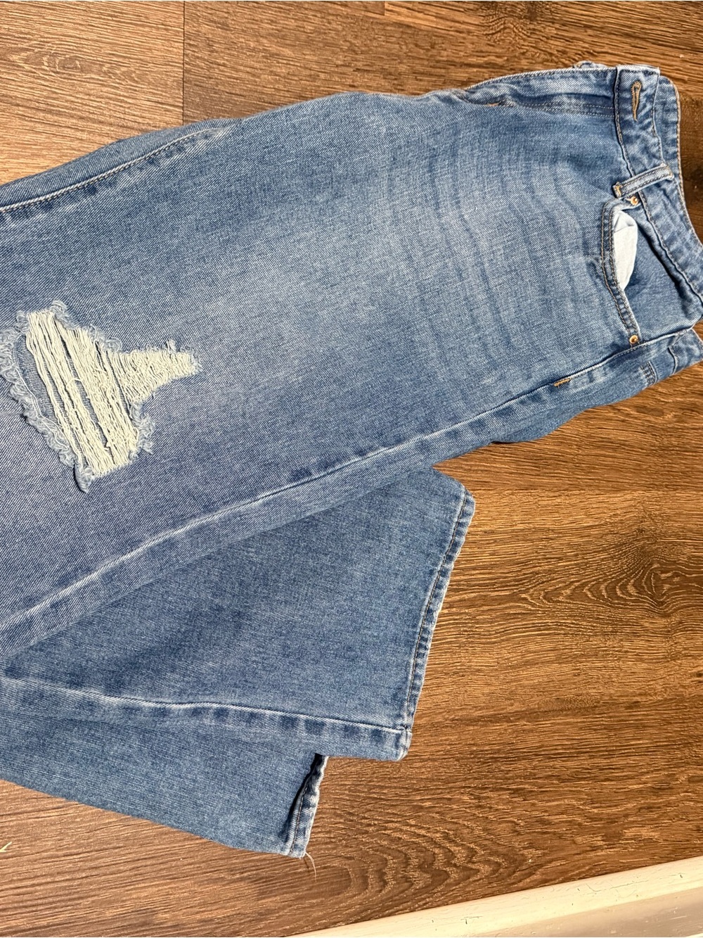 Angel Kiss Light Blue Distressed Women’s Jeans